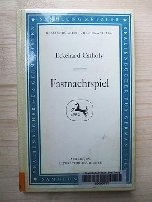 Bild des Verk�ufers f�r Fastnachtsspiel zum Verkauf von Versandantiquariat Manuel Weiner