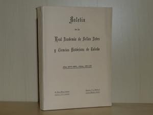 BOLETÍN DE LA REAL ACADEMIA DE BELLAS ARTES Y CIENCIAS HISTÓRICAS DE TOLEDO - Años XXVIII-XXIX - ...