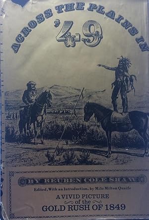Immagine del venditore per Across the Plains in 49 venduto da Jay's Basement Books