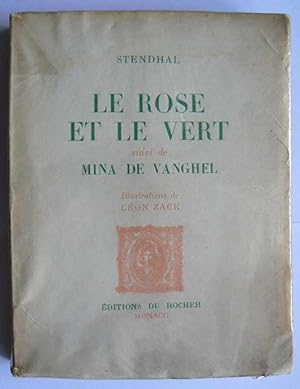 Seller image for Le Rose et le Vert suivi de Mina de Vanghel, illustration de Lon Zack. for sale by Roe and Moore