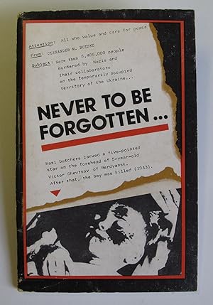 Imagen del vendedor de Never To Be Forgotten . a la venta por The People's Co-op Bookstore