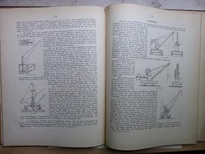 Bild des Verkufers fr Der Strassenbau, Eisenbahnbau und Betrieb, Brckenbau, Anlage von Fabrik- und Grubenbahnen, Hebeapparate, Schiffbau unter Mitwirkung erfahrener Ingenieure und Fabrikdirectoren Herausgegeben von W. H. Uhland. Mit 367 Textfiguren und 5 Tafeln. Handbuch fr den praktischen Maschinen Constructeur Band II, Abtheilung 2. zum Verkauf von Antiquariat Heinzelmnnchen