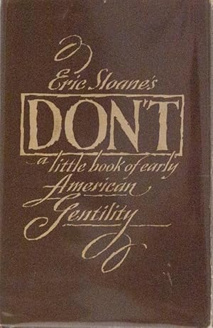 Don't, a Little Book of Early American Gentility