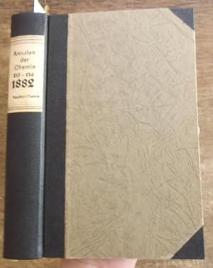 Seller image for Justus Liebig's Annalen der Chemie 1882. Band 215 -216. Zwei Teile mit jeweils 3 Heften in einem Band. for sale by Antiquariat Carl Wegner