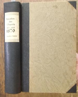 Seller image for [ Justus Liebig's ] Annalen der Chemie und Pharmacie 1870, Band CLIII - CLIV ( 153 -154, Neue Reihe Bnde LXXVII ( 77 ) und LXXVIII. ( 78 ). Zwei Teile mit jeweils 3 Heften in einem Band. for sale by Antiquariat Carl Wegner