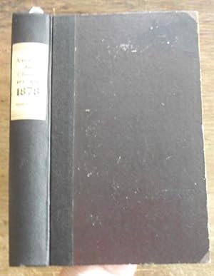 Imagen del vendedor de Justus Liebig's Annalen der Chemie 1878. Band 193 -194 . Zwei Teile mit jeweils 3 Heften in einem Band. a la venta por Antiquariat Carl Wegner