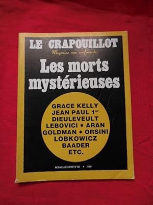LE CRAPOUILLOT-Nouvelle série: 1967-1996-N° 86. Les morts mystérieuses: Grace Kelly, Jean-Paul Ie...