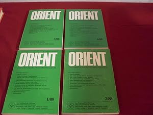 ORIENT. Zeitschrift des deutschen Orient-Instituts