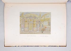 Album of fourteen original watercolours taken on a trip from the Baltic to Russia and Persia. ...