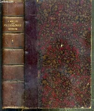 Bild des Verkufers fr MANUEL DE PATHOLOGIE EXTERNE - TOME I. MALADIES DES TISSUS ET DES ORGANES - SIXIEME EDITION - l'inflammation et ses consequences, lesions traumatiques, maladies virulentes, tumeurs, affections des tissus et des organes, affections chirurgicales de la. zum Verkauf von Le-Livre