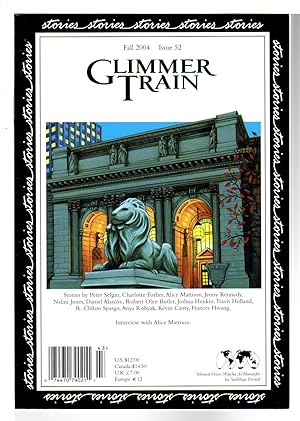 Seller image for GLIMMER TRAIN: FALL 2004, Issue 52. for sale by Bookfever, IOBA  (Volk & Iiams)