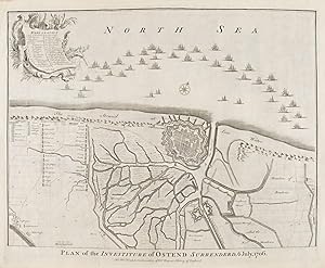 Bild des Verkufers fr Plan of the Investiture of Ostend Surrendered, 6 July, 1706 zum Verkauf von Henry Sotheran Ltd