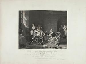 Bild des Verkufers fr Scene from the Beggar's Opera. zum Verkauf von Henry Sotheran Ltd