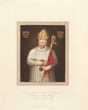 Bild des Verkufers fr Walter De Merton, Bishop of Rochester, Founder of Merton College. zum Verkauf von Henry Sotheran Ltd