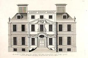 Imagen del vendedor de Sir Walter Yonge's house in Devonshire (Escot House), elevation a la venta por Henry Sotheran Ltd