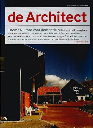 Seller image for de Architect - Jaargang 44 - oktober 2013 for sale by The land of Nod - art & books