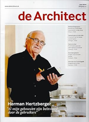 Seller image for de Architect - Jaargang 45 - Juni & oktober 2014 (2 vol.) for sale by The land of Nod - art & books