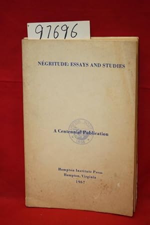 Image du vendeur pour Negritude: Essays and Studies mis en vente par Princeton Antiques Bookshop