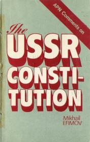 Image du vendeur pour APN Comments on The USSR Consitution mis en vente par Caerwen Books