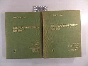 Bild des Verkufers fr Die moderne Welt - I. Teil : Die Epoche der brgerlichen Nationalstaaten 1789-1890, II. Teil : Weltmchte und Weltkriege - Die Geschichte unserer Epoche 1890-1945 [2 Bnde]. Geschichte der Neuzeit. zum Verkauf von Druckwaren Antiquariat