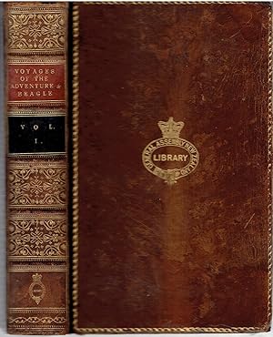 Bild des Verkufers fr Narrative of the Surveying Voyages of his Majesty's Ships Adventure and Beagle, between the Years 1826 and 1836 describing their Examination of the Southern Shores of South America and the Beagle's Circumnavigation of the Globe. Volumes I and II. zum Verkauf von Tinakori Books