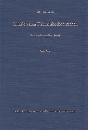 Imagen del vendedor de Schriften zum Frhneuhochdeutschen Band 1 a la venta por Versandantiquariat Nussbaum