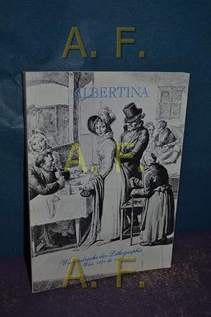 Seller image for Wiegendrucke der Lithographie : Wien 1801 bis 1821 , 26. Febr. bis 30. April 1988, Graph. Sammlung Albertina. [Ausstellung u. Katalog:] for sale by Antiquarische Fundgrube e.U.