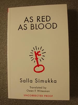 Seller image for AS RED AS BLOOD for sale by Happyfish Books