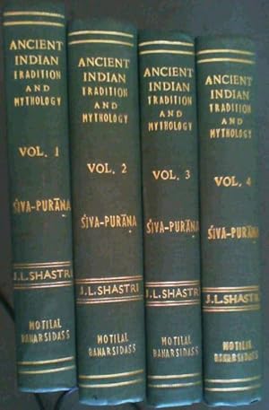 Bild des Verkufers fr Ancient Indian Tradition & Mythology - Four Volumes zum Verkauf von Chapter 1