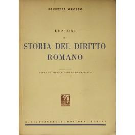 Imagen del vendedor de Lezioni di storia del diritto romano a la venta por Libreria Antiquaria Giulio Cesare di Daniele Corradi