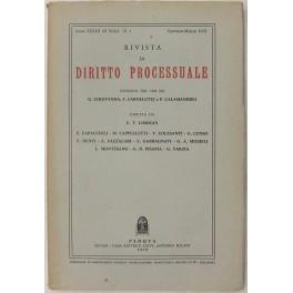 Seller image for Rivista di Diritto Processuale. Annata 1978. Diretta da: Francesco Carnelutti, Giuseppe Chiovenda, Piero Calamandrei, Enrico Tullio Liebman. Anno XXXIII (Seconda Serie) for sale by Libreria Antiquaria Giulio Cesare di Daniele Corradi