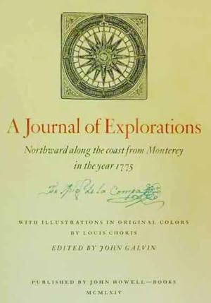 Image du vendeur pour A Journal of Explorations: Northward along the Coast from Monterey in the Year 1775 mis en vente par JDBFamily