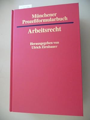 Immagine del venditore per Mnchener Prozeformularbuch, Band.5, Arbeitsrecht, ohne CD-ROM venduto da Gebrauchtbcherlogistik  H.J. Lauterbach