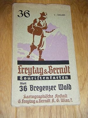 Freytag-Berndt Touristenkarte Blatt 36: Bregenzer Wald