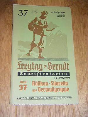 Freytag-Berndt Touristenkarte Blatt 37: Rätikon, Silvretta und Verwallgruppe