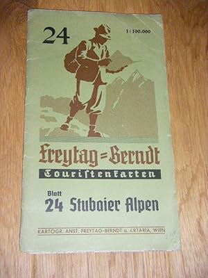 Freytag-Berndt Touristenkarte Blatt 24: Stubaier Alpen
