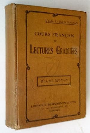 Cours français de lectures graduées, degré moyen, 120 gravures