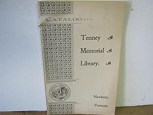 Catalog ~ Tenney Memorial Library, Newbury, Vermont