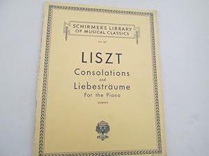 Immagine del venditore per Franz Liszt - Vol 341 - Consolations and Liebestraume for the Piano venduto da Goldstone Rare Books