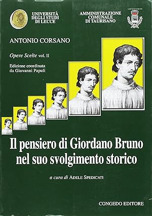 Seller image for Il pensiero di Giordano Bruno nel suo svolgimento storico for sale by Libro Co. Italia Srl