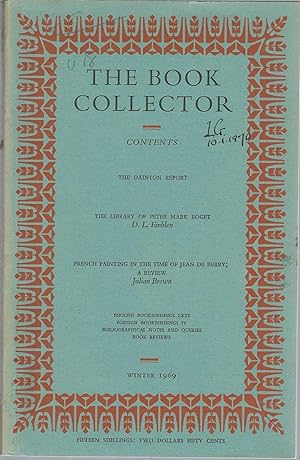 The Book Collector Volume 18 No 4 Winter 1969