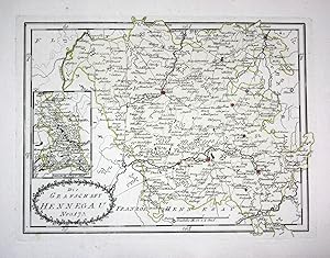 Image du vendeur pour Die Grafschaft Hennegau Nro. 173" - Hennegau Hainaut Ath Mons Binche Belgium Belgique Belgien mis en vente par Antiquariat Steffen Vlkel GmbH