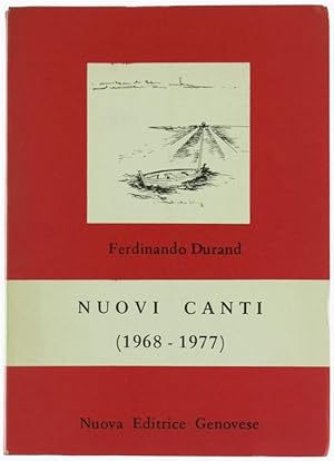 Immagine del venditore per NUOVI CANTI (1968-1977).: venduto da Bergoglio Libri d'Epoca