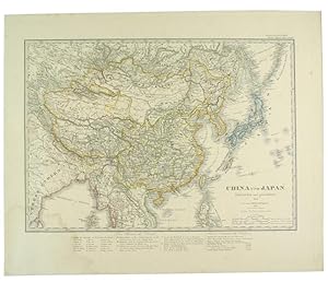 CHINA UND JAPAN entworfen und gezeichnet von F.von Stülpnagel. 1850 - Gotha, Justus Perthes 1864.: