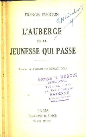 Seller image for L'AUBERGE DE LA JEUNESSE QUI PASSE - COLLECTION POLICE SECOURS for sale by Le-Livre