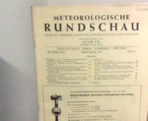 Bild des Verkufers fr Meteorologische Rundschau - 20. Jahrgang, Heft 2., Mrz/April 1967. zum Verkauf von Zellibooks. Zentrallager Delbrck