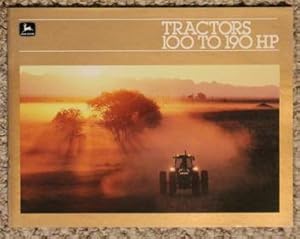 John Deere 100 to 190 HP Tractors Advertising Brochure.