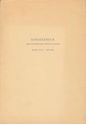 Imagen del vendedor de Das Stierbecken von Dokuz. [Aus: Istanbuler Mitteilungen, Bd. 19/20, 1969/1970] a la venta por Fundus-Online GbR Borkert Schwarz Zerfa