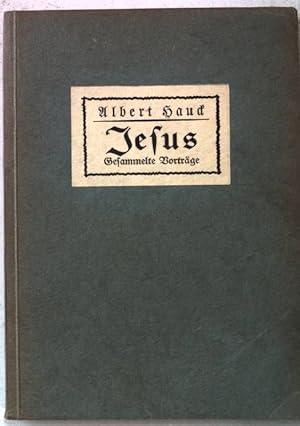 Bild des Verkufers fr Jesus. Gesammelte Vortrge. zum Verkauf von books4less (Versandantiquariat Petra Gros GmbH & Co. KG)