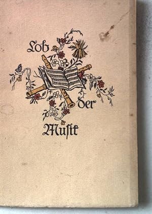 Bild des Verkufers fr Lob der Musik. Ein Spruchbchlein. zum Verkauf von books4less (Versandantiquariat Petra Gros GmbH & Co. KG)